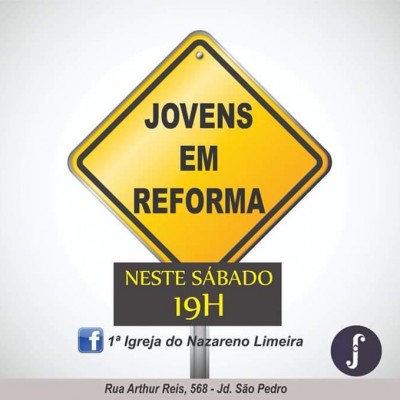 Culto de Jovens- Tema Jovens em Reforma